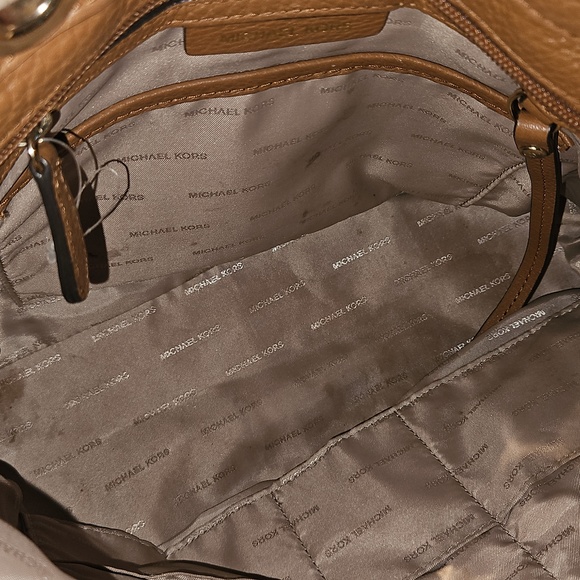 Michael Kors Tan Leather Tote - Picture 5 of 6